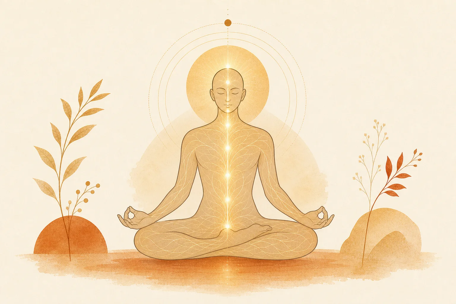 La respiración consciente trabaja con los nadis en la práctica del yoga