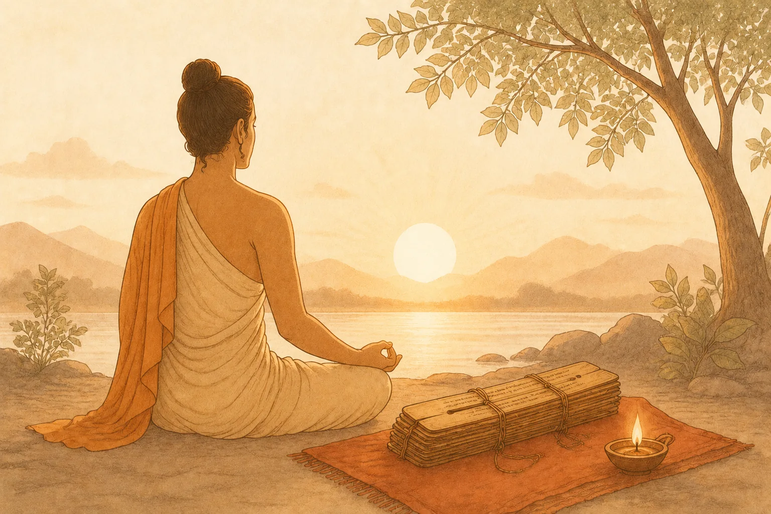 La meditación conduce al samadhi, la meta de los Yoga Sutras