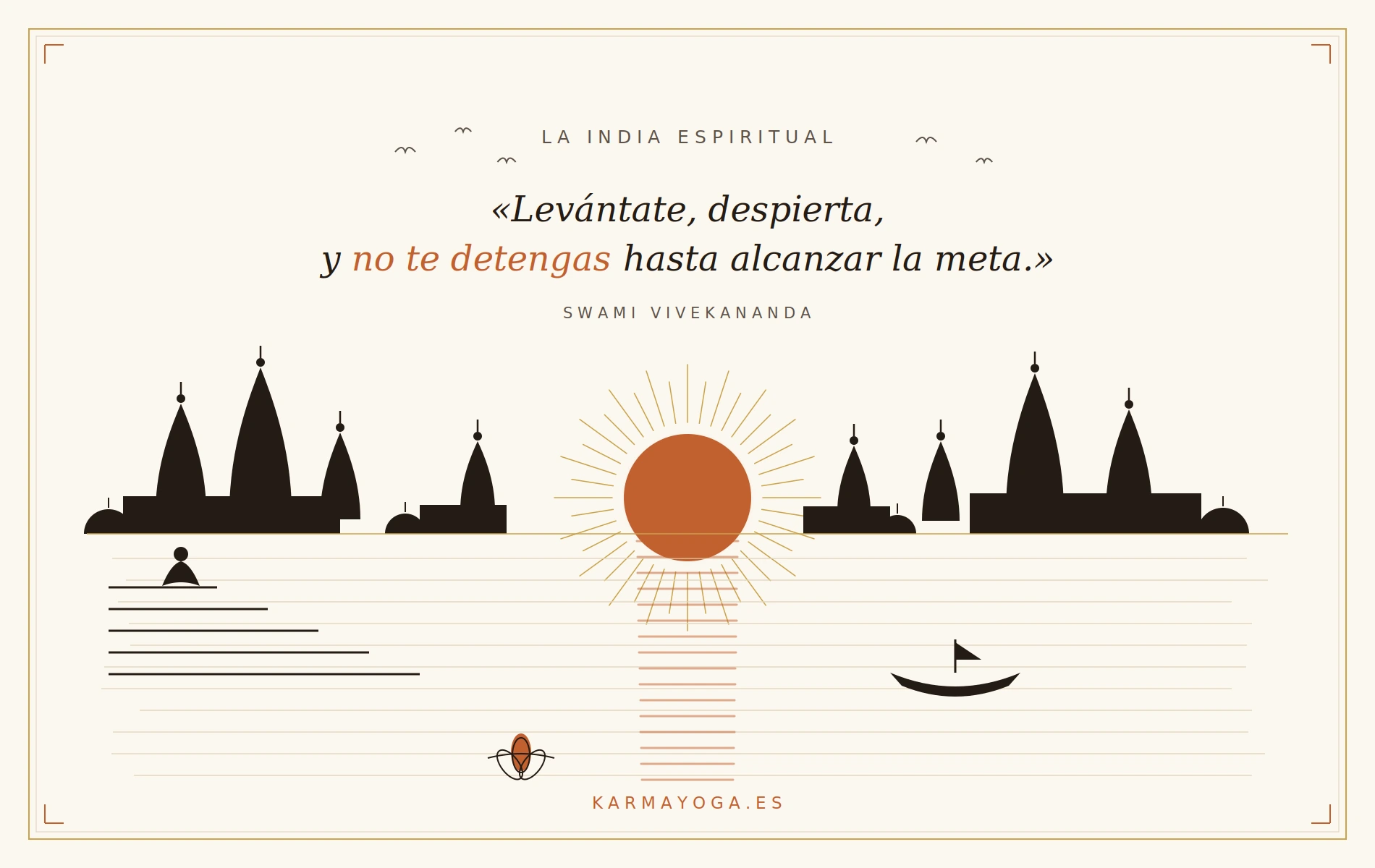 Swami Vivekananda, referente del karma yoga